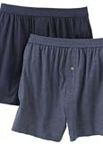 Review   / PL® Big Mens 100% Cotton Knit Boxers (2 Pack) (Big & Tall and Regular Sizes)