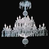 WATERFORD CRYSTAL POWERSCOURT CHANDELIER 18 ARM S/O