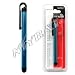 Apple iPhone, iPod Touch iTouch Stylus Pen CLIP (Blue Body, Black Ends)