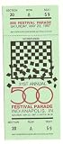 1987 indianapolis 500 ticket Festival Parade