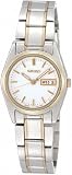 Two Tone Stainless Steel Quartz Dress White Dial
