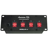 American DJ PC4 Four Channel Power Strip With Lighted Toggle Switches