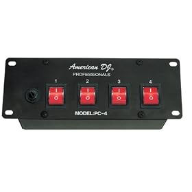 American DJ PC4 Four Channel Power Strip With Lighted Toggle Switches by 