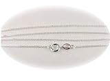 1mm Curb Diamond Cut 925 Sterling Silver Nickel Free Chain Necklace Italy 16, 18 Inch