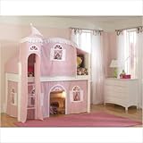 Cottage Essex Low Loft Tent Bed with Tower in White Configuration: Low Loft ....