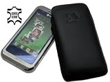 LG KM900 Arena Leder Etui Tasche Ledertasche (Schwarz) Original SunCase