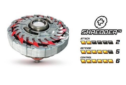 Mega Bloks Battle Strikers Turbo Tops Metal XS, Shredder.