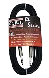 CBI BL2A 1/4 Inch TRS To 1/4 Inch TRS Balanced Cable - 10 Foot