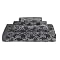 Fieldcrest&reg; Luxury 3-pc. Towel Set Gray Ice/Pigeon Gray
