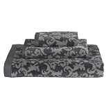 Fieldcrest® Luxury Towels 3-pc. Set - Gray Ice/Pigeon Gray