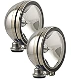 Optilux H71020801 Model 1900 12V/100W Chrome Halogen Driving Lamp Kit