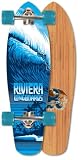 Riviera Blue Paridise Lil' Buddy Longboard Skateboard