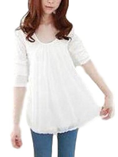 （レイソフィー） RaySophy シフォン ブラウス レディース 長袖 シャツ チュニック丈