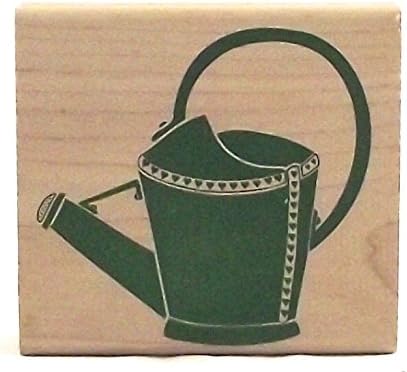 Watering Can Rubber Stamp, Large 3.5 Inches