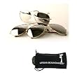 Gold Frame Mirrored Aviators 3-Pack