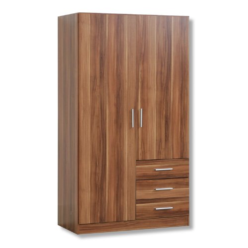 ROLLER Kleiderschrank NEPTUN Walnuss Schlafzimmerschrank Garderobenschrank