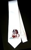 Party Decoration Necktie with st, brown, dog, rescue, bernard