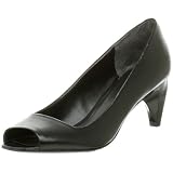 Nine West Womens Mazzo Peep Toe Pump,Black,10 M