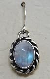 Sterling Silver Rainbow Moonstone Earring...Other Stones Available