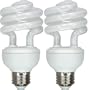 GE 74201 20-Watt Energy Smart CFL Light Bulb, 75-Watt Output, 2-Pack