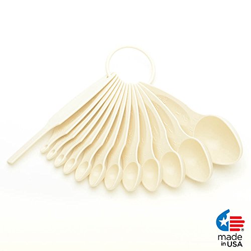POURfect 13pc Measuring Spoon Set - Almond Cream