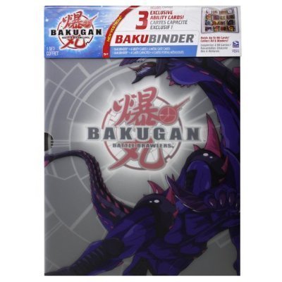Bakugan Bakubook Binder with 3 Exclusive Ability Cards!