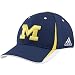 adidas Michigan Wolverines Navy Blue Official Team Flex Fit Hat