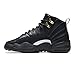 Jordan Kid's Air 12 Retro BG, BLACK/WHITE-BLACK-MTLLC GOLD