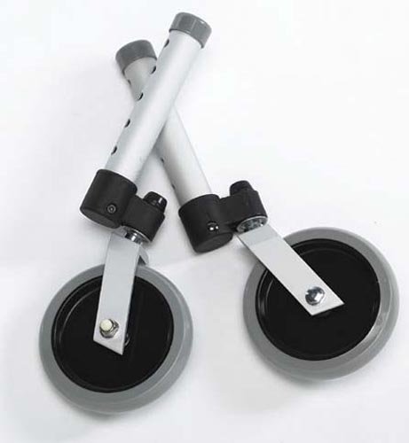 `Swivel Walker Wheels 5 By Carex (pair)