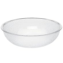 Cambro PSB15 11.2 qt Capacity, 15" ID, Camwear Clear Polycarbonate Round Pebbled Bowl