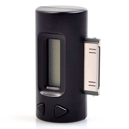 Mini Adapter Nano Car Rapid Player Nanoclassictouchvideo Channel Black Wireless Automobile Ipodiphoneitouch Cigarette Charger Transmittermodulator Apple Display Lighterradio