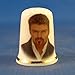 Porcelain China Collectable Thimble -- George Michael with Free Gift Box