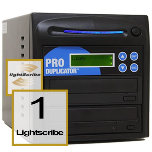 Produplicator 24X Lightscribe 1 to 1 CD DVD Duplicator SATA Burners Copier Tower (LS-01)