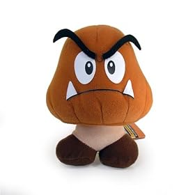 Super Mario 6 Goomba Plush by Super Mario Brothers