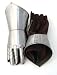 Costume Gauntlet Gloves Medieval Steel & Leather Armor