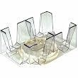 Six Deck Revolving Canasta Tray