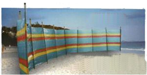 6 pole extra tall windbreak