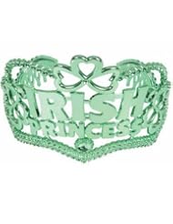 St. Patricks Day Irish Princess Green Tiara Crown Hat by Rhode Island Novelty