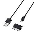 SANWA&nbsp;SUPPLY&nbsp;iPhone�EiPad�pUSBDock�t�}�C�N��USB�P�[�u��&nbsp;�u���b�N&nbsp;1.5m&nbsp;KB-IPUSB15BKA