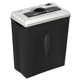 Aurora 30814 8-Sheet Light Duty Crosscut Paper Shredder