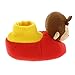 Curious George Boys Girls Sock Top Slippers (Toddler/Little Kid)