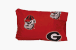 Georgia Bulldogs Logo Team Colored Pillow Case Standard Size