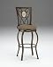 Hillsdale Brookside Oval Fossil Back Swivel Counter Stool 4815-826