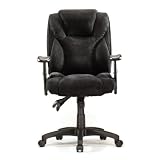 Sauder Gruga Fabric Ergonomic Chair in Black