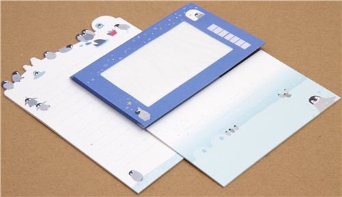 Imagen 3 de Bonito juego de cartas con pingüinos, iglú, nieve y hielo