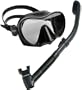 Cressi Scuba Diving Snorkeling Freediving Mask Snorkel Set