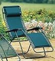 X-Large Padded Lafuma Lounger Black Only -Black