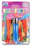 (Grafix) 20 Rocket Balloons + Pump