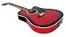 41" Red Acoustic Electric Guitar