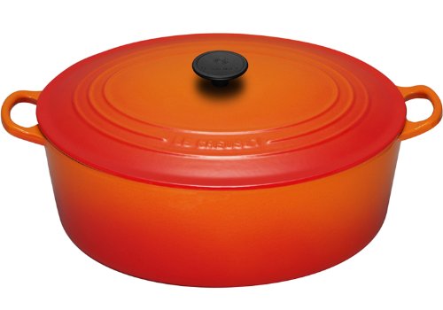 LE CREUSET BRÄTER TRADITION OVAL GUSS OFENROT